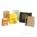 Kraft Paper Gift Bags square bottom oil proof kraft paper bag Supplier